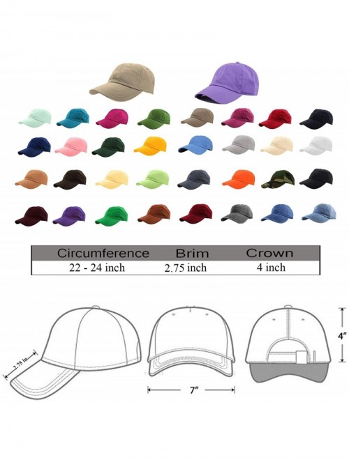 Baseball Caps Baseball Caps Dad Hats 100% Cotton Polo Style Plain Blank Adjustable Size - Charcoal - CV18EZDMMRQ $12.37