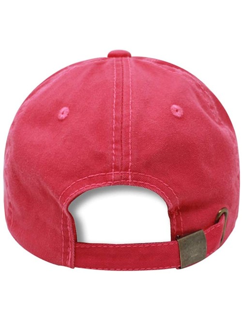 Baseball Caps Girl Power Dad Hat Cotton Baseball Cap Polo Style Low Profile - Hot Pink - CG18Q27RZUU $17.56