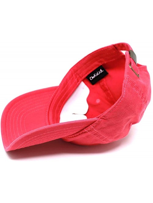 Baseball Caps Girl Power Dad Hat Cotton Baseball Cap Polo Style Low Profile - Hot Pink - CG18Q27RZUU $17.56