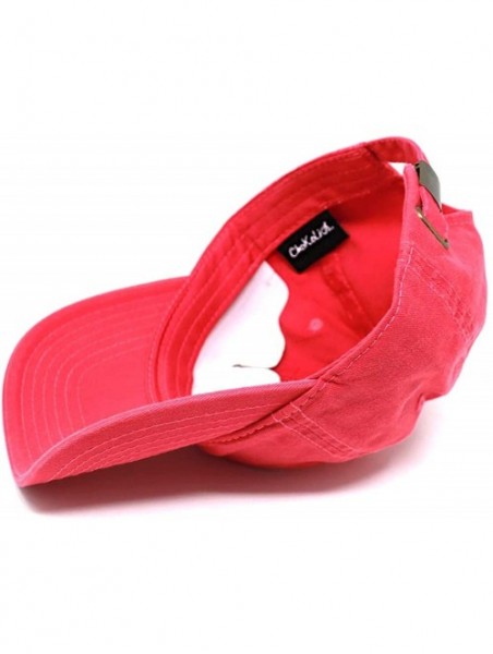 Baseball Caps Girl Power Dad Hat Cotton Baseball Cap Polo Style Low Profile - Hot Pink - CG18Q27RZUU $17.56