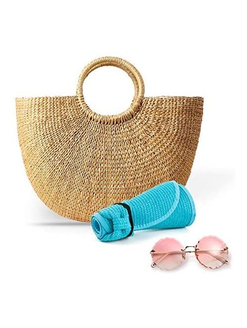 Sun Hats Foldable Sun Visors for Women - Beach Hat Wide Brim Sun Hat Roll-Up Straw Hat - C118T4S3L5U $16.26