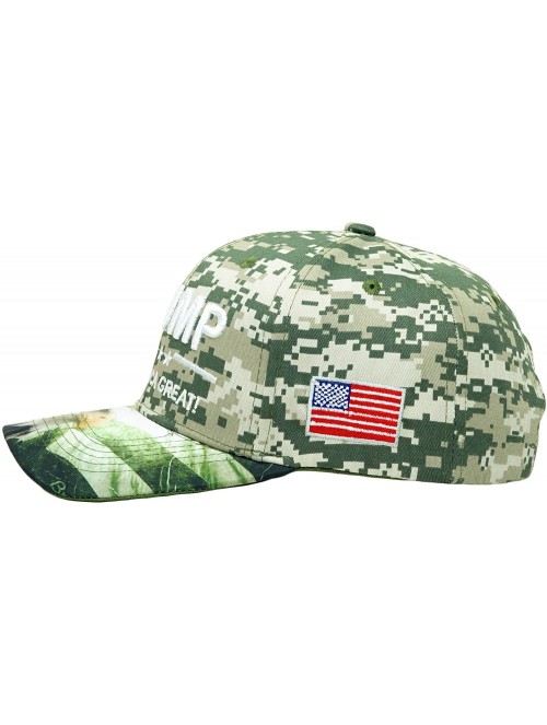 Baseball Caps Trump Keep America Great! Embroidery Hat Adjustable 45 President USA Eagle Baseball Cap - Digital Camo - C718U0...