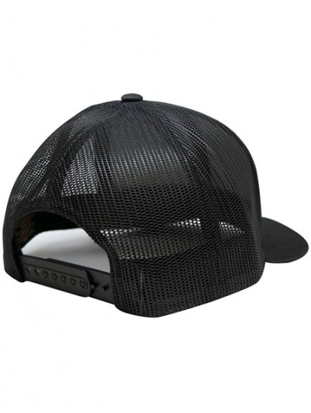 Baseball Caps American Flag Patch Snapback Trucker Mesh Cap - Black - Black White Patch - CU12ITQZ7A5 $26.00