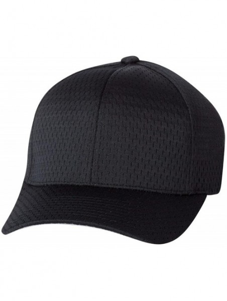 Baseball Caps Athletic Mesh Cap - Black - CW114I9KR13 $16.61