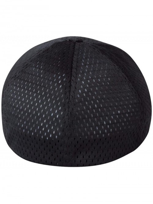 Baseball Caps Athletic Mesh Cap - Black - CW114I9KR13 $16.61