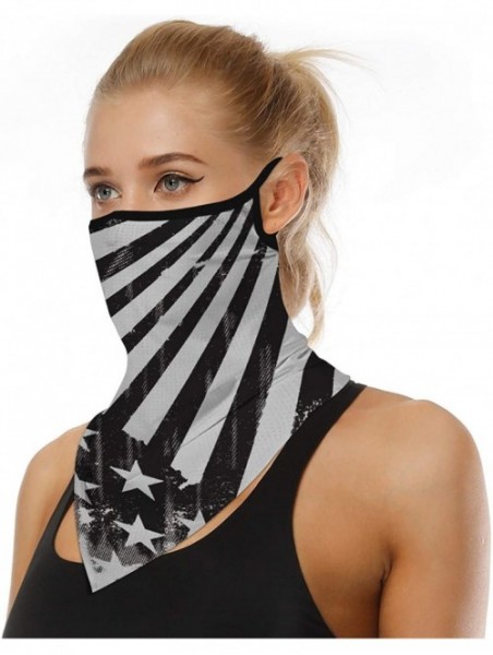 Balaclavas Face Scarf Bandana Ear Loops Face Mask Rave Balaclava Men Women Neck Gaiters Dust Wind Motorcycle Mask Headwear - ...