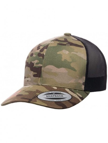 Baseball Caps Trucker Cap - Multicam Green/ Black - CY18EE5M8RR $11.22