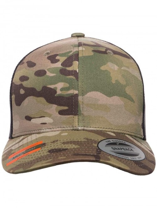 Baseball Caps Trucker Cap - Multicam Green/ Black - CY18EE5M8RR $11.22