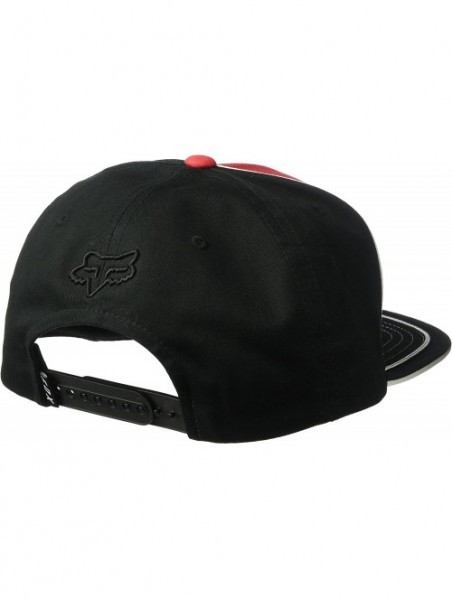 Baseball Caps Men's Legacy Snapback Hat - Black/Red - CY184U23KEY $26.78