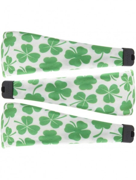 Headbands Irish Green Headband St Patricks Day Accessories Clover Shamrocks Headband Xflex Gift Packs - CR194UKMRID $22.14