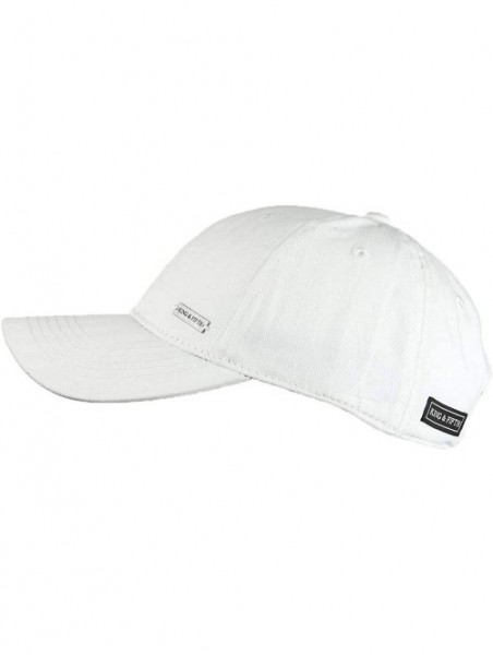 Baseball Caps Baseball King Fifth Profile Cap - White Herringbone - CY18IDXQUUL $21.38