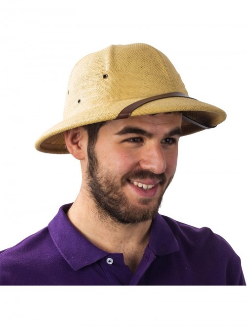 Baseball Caps Pith Hat - Pith Hat Helmet - Safari Hats - Adult Costume Hats - French Pith Hat Beige - CN1168037MV $21.97