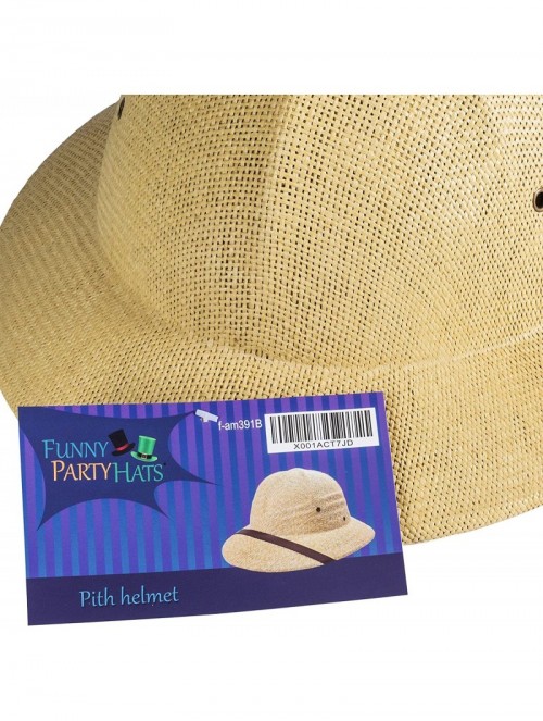 Baseball Caps Pith Hat - Pith Hat Helmet - Safari Hats - Adult Costume Hats - French Pith Hat Beige - CN1168037MV $21.97