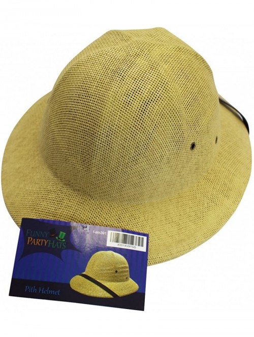 Baseball Caps Pith Hat - Pith Hat Helmet - Safari Hats - Adult Costume Hats - French Pith Hat Beige - CN1168037MV $21.97