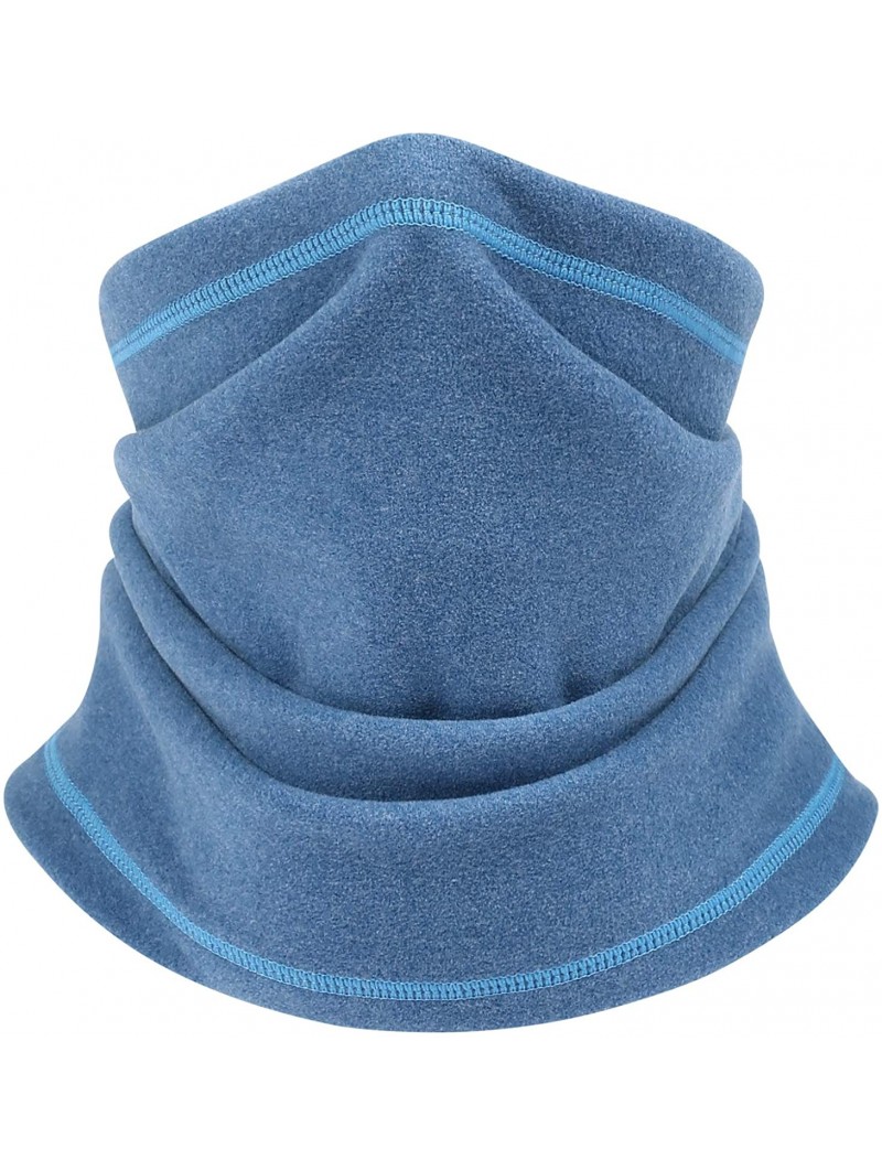 Balaclavas Thermal Warmer Gaiter Winter Motorcycle - Light Blue - CG18ZD5O7UC $17.24