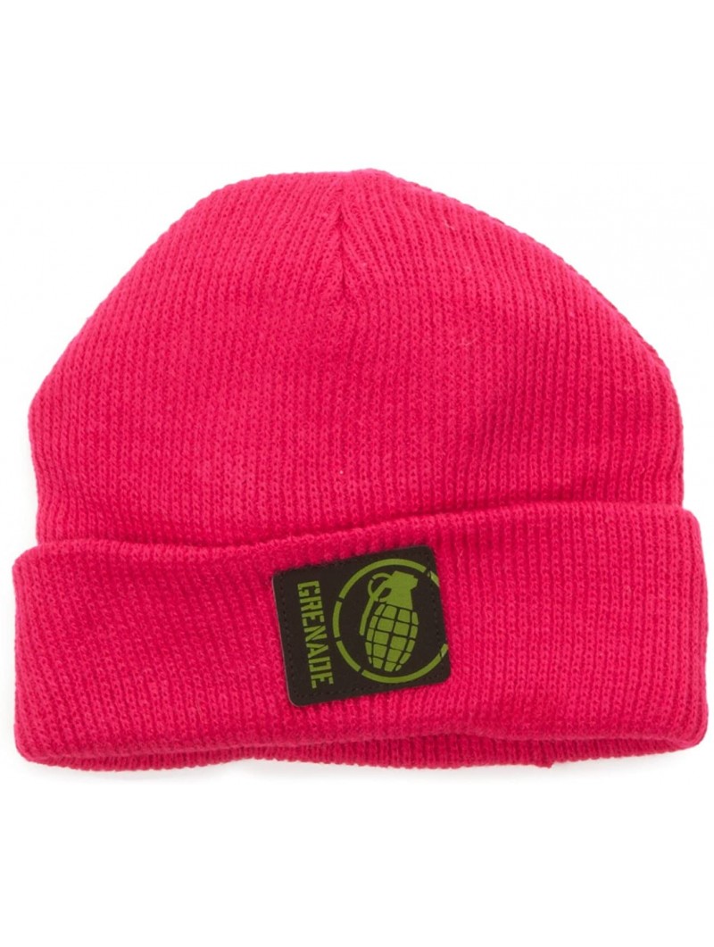 Skullies & Beanies Men's Max Beanie - Magenta - C0116080Z0D $24.54