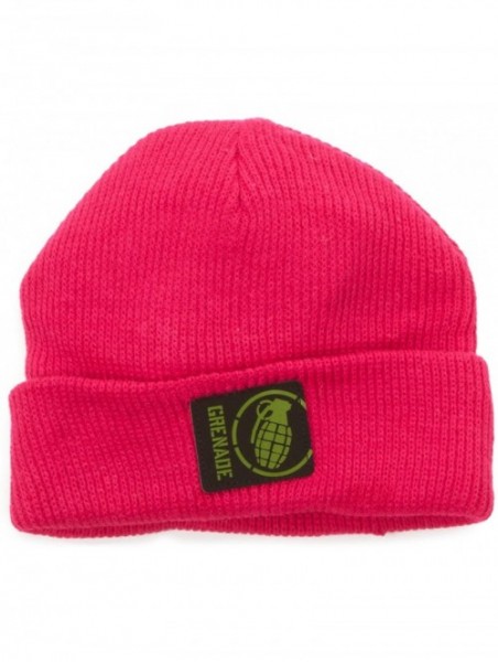 Skullies & Beanies Men's Max Beanie - Magenta - C0116080Z0D $24.54