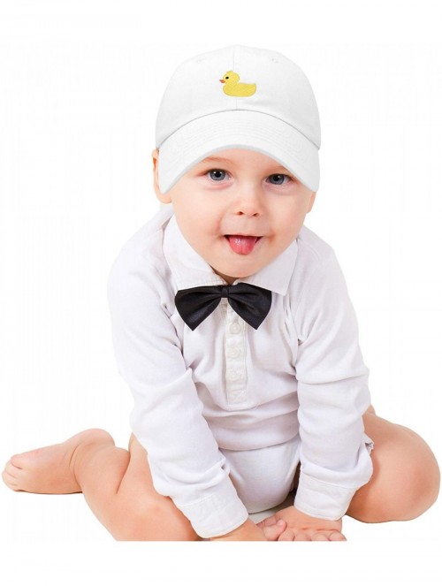 Baseball Caps Cute Ducky Soft Baseball Cap Dad Hat - Xxs / Xs / S - White - CJ18LXO8G39 $17.73