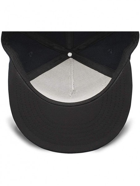 Baseball Caps Unisex Man's Baseball Cap Adjustable Mesh Caps Trucker Dad Hats Snapback Hat - Black-11 - CU18A2ZH2TE $18.51