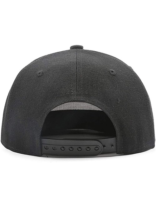 Baseball Caps Unisex Man's Baseball Cap Adjustable Mesh Caps Trucker Dad Hats Snapback Hat - Black-11 - CU18A2ZH2TE $18.51