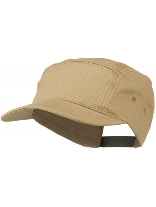 Baseball Caps 5 Panel Cotton Cap - Khaki - C511ND5H743 $22.14