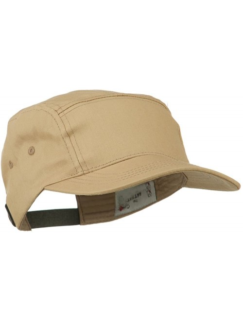 Baseball Caps 5 Panel Cotton Cap - Khaki - C511ND5H743 $22.14