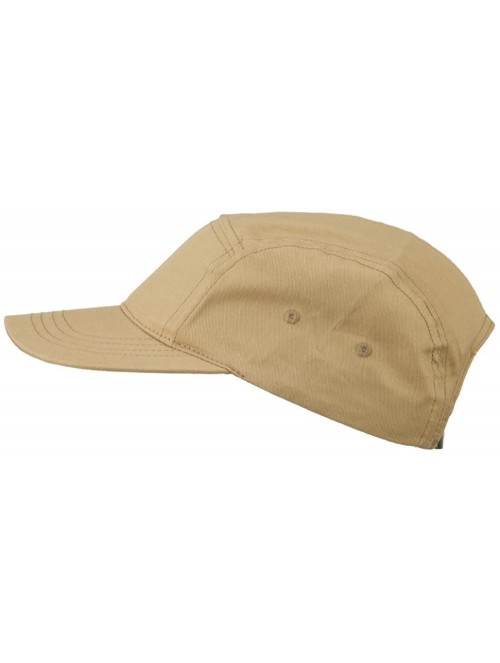 Baseball Caps 5 Panel Cotton Cap - Khaki - C511ND5H743 $22.14