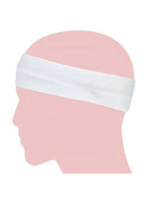 Headbands Simple Solid Color Stretch Headband - White (1 Pc) - 1 Pcs - White - CL11DFFI87B $11.80