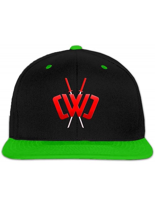 Baseball Caps Special Ch-ad Wild Clay Teenage Adult Flat Hat Cap Unisex - Green - CI18LAR6IIX $19.11