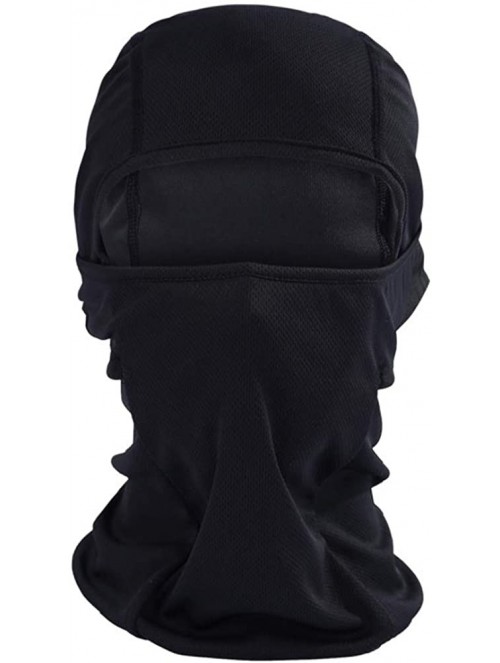 Balaclavas Summer Men Women Balaclavas Face Ski Mask Windproof Sports Outdoor - Black - C818XS3G50U $9.79