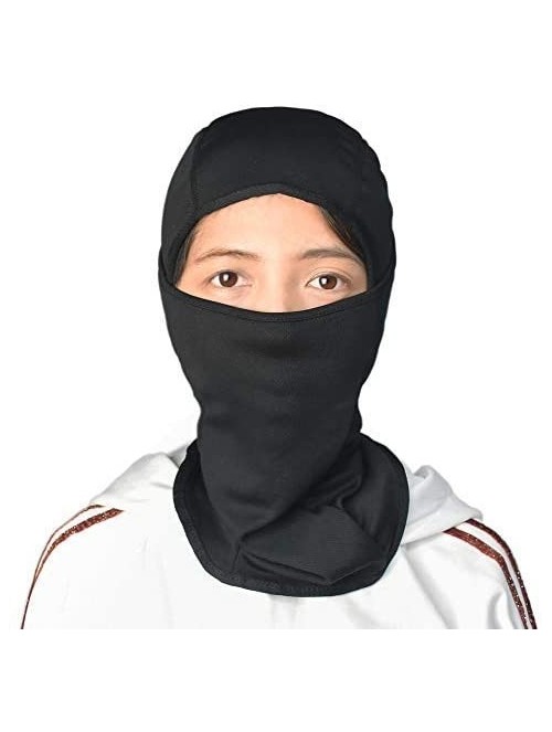 Balaclavas Summer Men Women Balaclavas Face Ski Mask Windproof Sports Outdoor - Black - C818XS3G50U $9.79