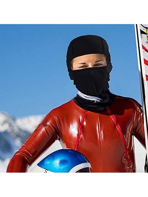 Balaclavas Summer Men Women Balaclavas Face Ski Mask Windproof Sports Outdoor - Black - C818XS3G50U $9.79