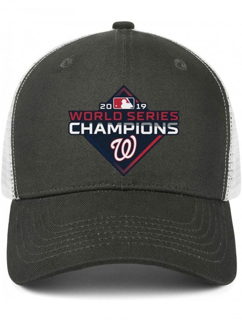 Baseball Caps Men's Women's 2019-world-series-baseball-championships-w-logo-Nats Cap Printed Hats Workout Caps - Army-green-1...