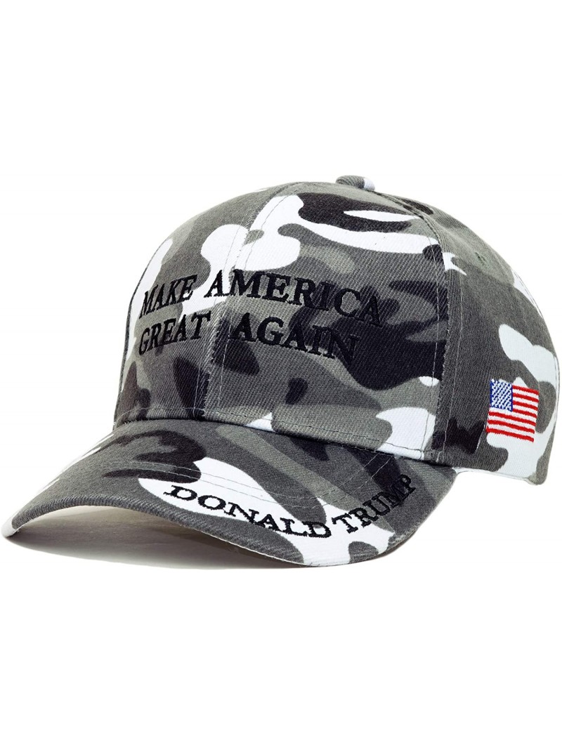 Baseball Caps Trump 2020 Keep America Great Embroidery Campaign Hat USA Baseball Cap - Make America Great Again- Gray Camo - ...