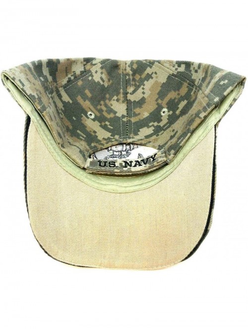 Baseball Caps US Navy 3D Embroidered Baseball Cap Hat - Camouflage - CM11MNO8L3L $19.49