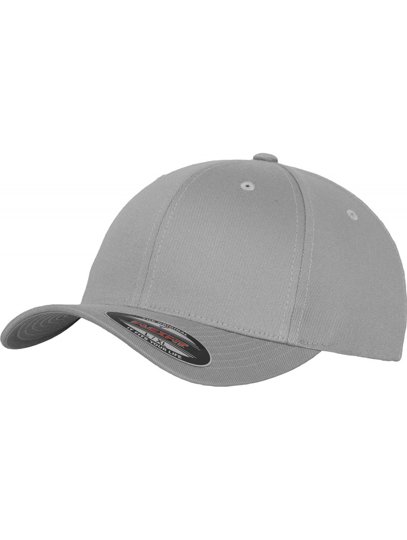 Baseball Caps Men's Wooly Combed - Silver - CS11OMMSVQT $17.25