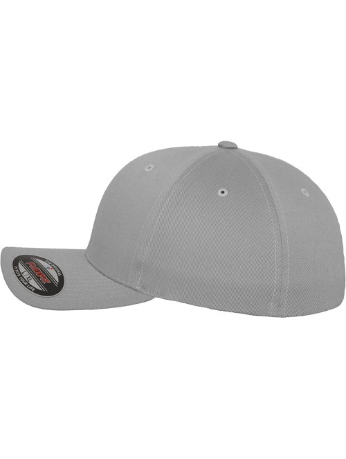 Baseball Caps Men's Wooly Combed - Silver - CS11OMMSVQT $17.25