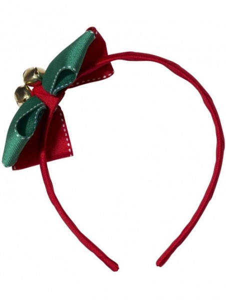 Headbands "Jingle Bells" Christmas Headband - Stitch Red/Green - C5128PXM2IN $18.39