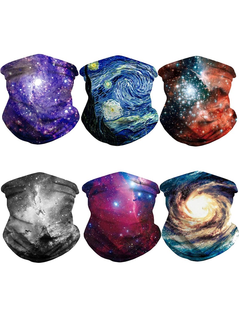 Balaclavas Protection Bandana Balaclava Headwear Fishing - Starry Sky2-6pcs - CX19824KKNM $41.26