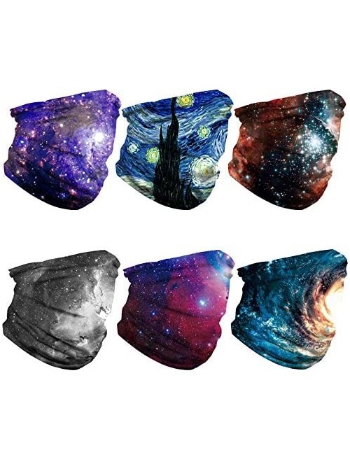 Balaclavas Protection Bandana Balaclava Headwear Fishing - Starry Sky2-6pcs - CX19824KKNM $41.26