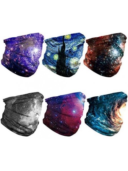 Balaclavas Protection Bandana Balaclava Headwear Fishing - Starry Sky2-6pcs - CX19824KKNM $41.26