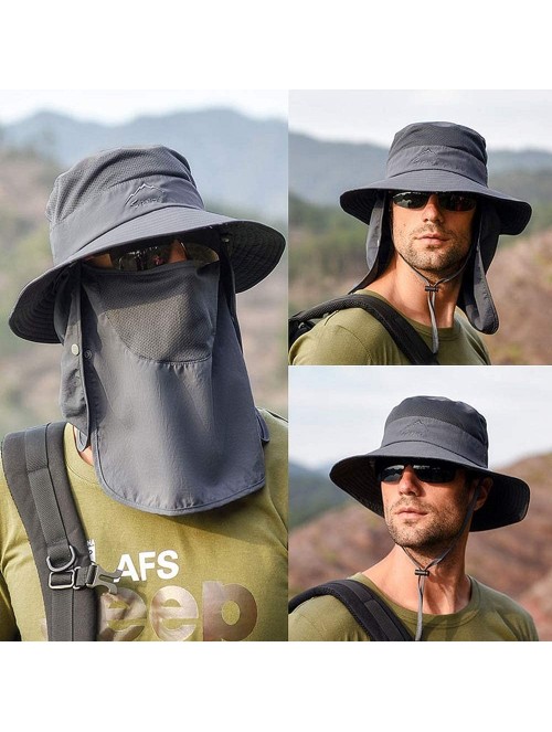 Bucket Hats Fashion Outdoor Protection Waterproof Breathable - Green-1 - C218TA3NKG8 $23.63