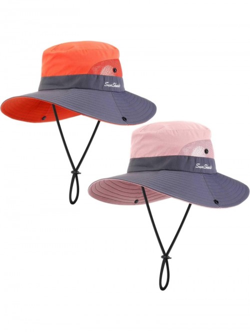 Sun Hats Women Protection Ponytail Fishing - CD18RHEDNIH $21.89