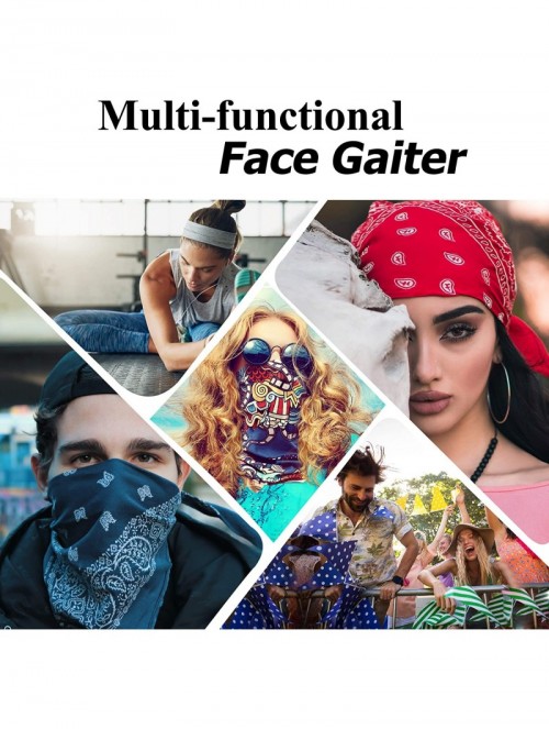 Balaclavas Face Gaiter Bandanas Ear Loops Balaclava Headwear Dust Wind UV Protection - Grey - C4199G3D3AR $19.01