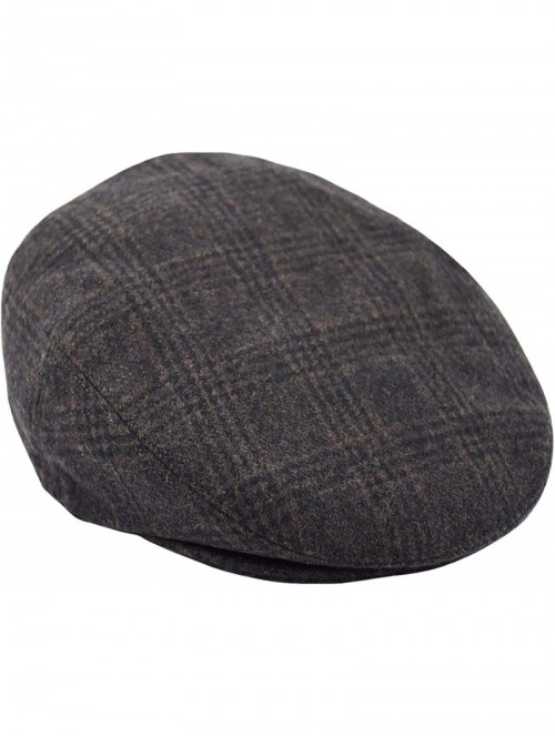 Newsboy Caps Classic Men's Flat Hat Wool Newsboy Herringbone Tweed Driving Cap - Iv1930-lt.brown - CV18IDR38R2 $19.18