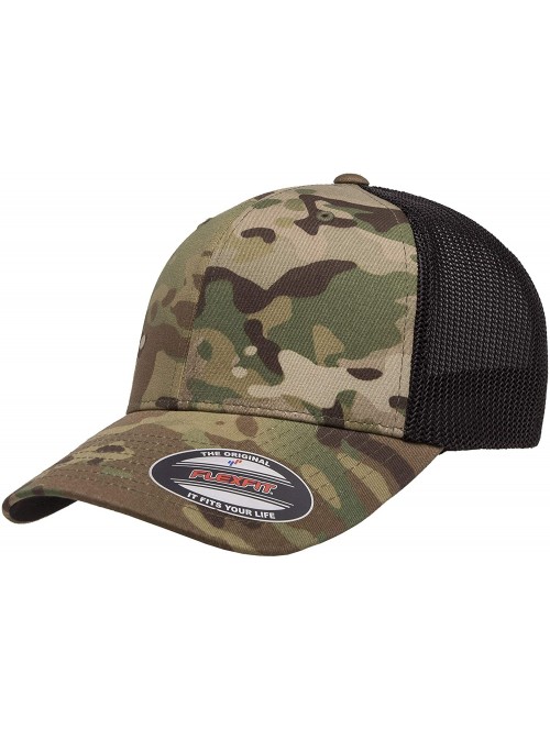 Baseball Caps Flexfit Trucker Hat for Men and Women - Breathable Mesh- Stretch Flex Fit Ballcap w/Hat Liner - Multi Cam - CU1...