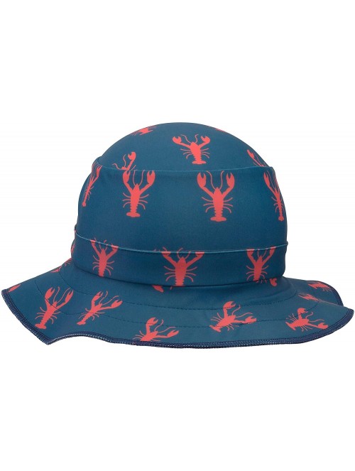 Bucket Hats Funky Bucket Women's- Kids & Men's Hat with UPF 50 UV Protection. Boonie Style Sun Hat - Lobster Small - C618YQGY...