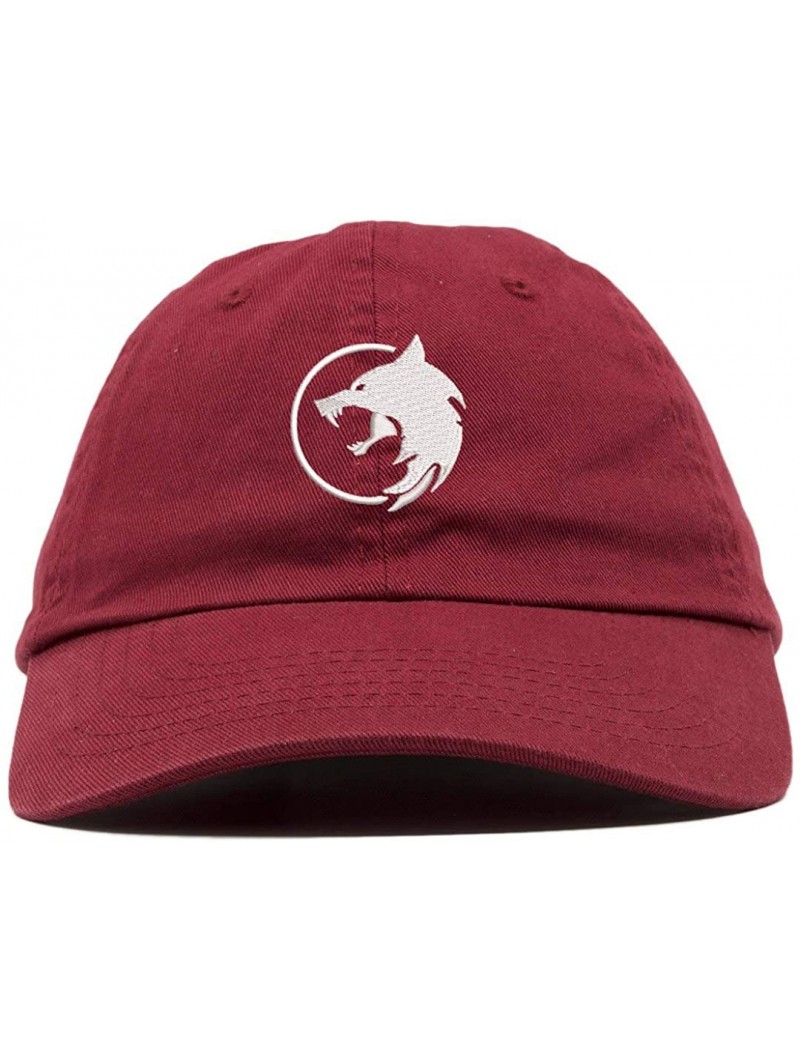 Baseball Caps Gwynbleidd Logo Embroidered Low Profile Soft Crown Unisex Baseball Dad Hat - Vc300_maroon - C518W3QH9A8 $16.00