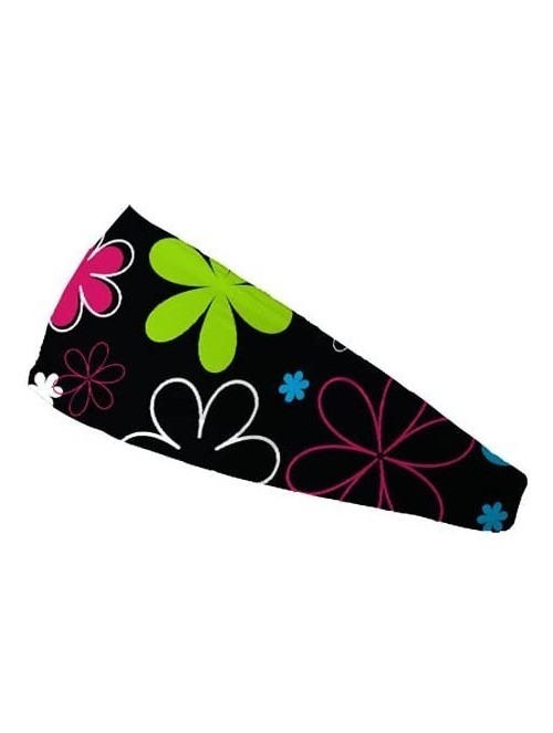 Headbands Floral Colorful Moisture Wicking 4" Headband - CD12CW7OOMP $11.43