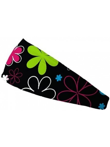 Headbands Floral Colorful Moisture Wicking 4" Headband - CD12CW7OOMP $11.43